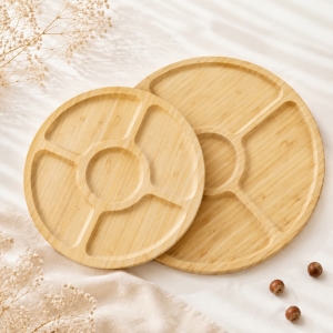 Eco Bamboo Wood Tray Set Wholesale Kitchen Tableware