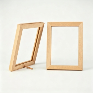 Bulk Wooden Picture Frame Acrylic Nordic Style Display