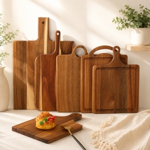 Custom Acacia Wood Cutting Board Set Wholesale