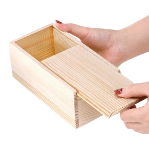 Engraved Wooden Baby Memory Drawer Box