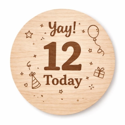 Customized Wooden Birthday Sign Celebrate Every Year