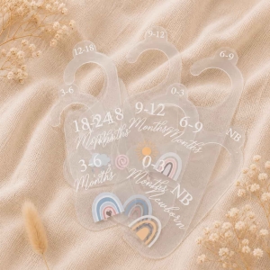 Wholesale Acrylic Baby Clothes Dividers Newborn Gift