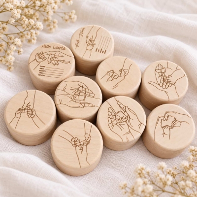 Custom Wooden Baby Tooth Box Keepsake Wholesale