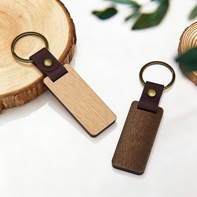 Bulk Wooden Keychains for Trade and Wholesale Needs
