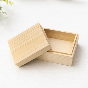Mini Wooden Gift Box with Lift Off Lid
