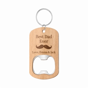 Fathers Day Wooden Bottle Opener Gift for Dad Wholesale