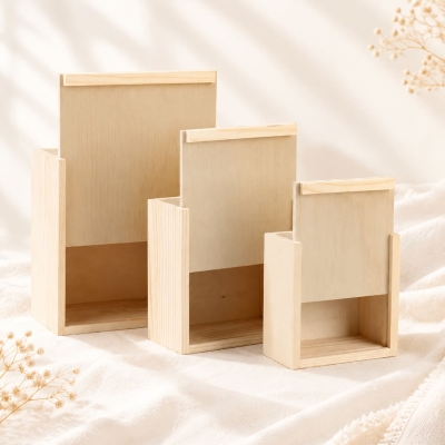 Wholesale Personalized Pine Wood Memory Box for Baby Gifts