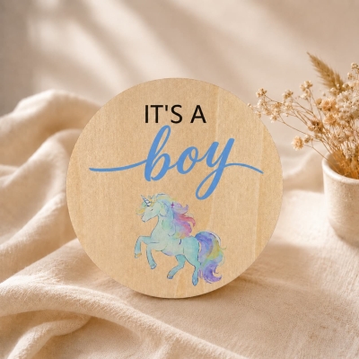 Wholesale Its A Boy Wooden Baby Birth Plaque For Newborn Gifts