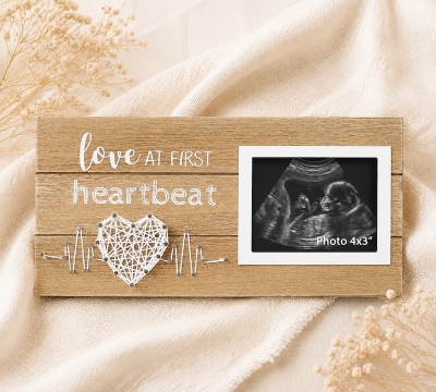 Personalized Wooden Pregnancy Announcement Gift