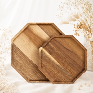 Wholesale Acacia Wood Serving Tray Housewarming Gift