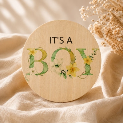 Its a Boy Baby Birth Plaque